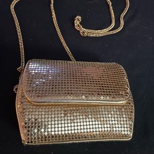 Vintage Signed Whiting and Davis Evening Bag